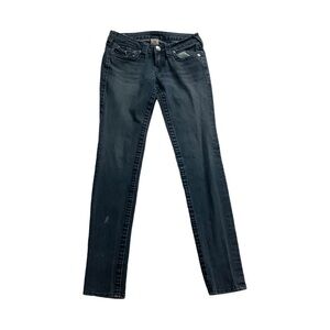 True Religion Jeans Sz 27 Julie Classic Skinny Ankle Jeans